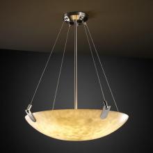 Justice Design Group CLD-9624-25-NCKL-LED-6000 - 36" Pendant Bowl w/ U-Clips