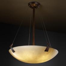 Justice Design Group CLD-9644-35-DBRZ-LED-6000 - 36" Pendant Bowl w/ Tapered Clips