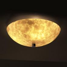 Justice Design Group CLD-9671-25-DBRZ-LED-3000 - 18" Semi-Flush Bowl w/ Fluorescent Lamping