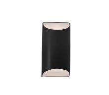 Justice Design Group CER-5750-CRB - Small ADA Tapered Cylinder Wall Sconce