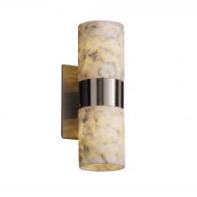 Justice Design Group ALR-8762-10-NCKL - Dakota 2-Up/Down Light Wall Sconce