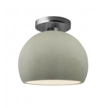 Justice Design Group CER-6350-CKC-NCKL - Small Globe Semi-Flush