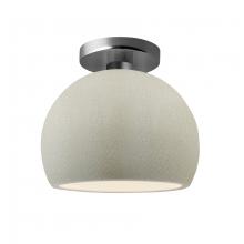 Justice Design Group CER-6350-CRK-NCKL - Small Globe Semi-Flush