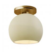 Justice Design Group CER-6353-VAN-BRSS - Medium Globe Semi-Flush