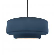 Justice Design Group CER-6545-MID-MBLK-RIGID - Large Tier 1-Light Pendant