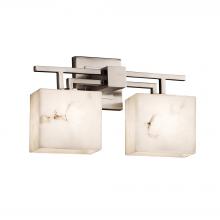 Justice Design Group FAL-8702-55-NCKL - Aero 2-Light Bath Bar