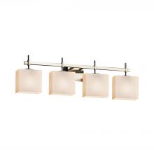 Justice Design Group FSN-8414-55-OPAL-NCKL - Union 4-Light Bath Bar