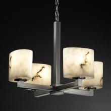 Justice Design Group FAL-8829-30-NCKL - Modular 4-Light Chandelier