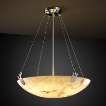 Justice Design Group FAL-9624-25-NCKL-LED-6000 - 36" Pendant Bowl w/ U-Clips