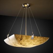 Justice Design Group FAL-9642-35-NCKL-LED-5000 - 24" Pendant Bowl w/ Tapered Clips