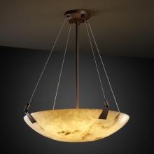 Justice Design Group FAL-9647-25-DBRZ-LED-6000 - 48" Pendant Bowl w/ Tapered Clips