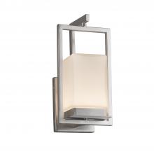 Justice Design Group FSN-7511W-OPAL-NCKL - Laguna 1-Light LED Outdoor Wall Sconce