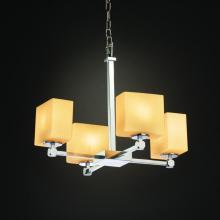 Justice Design Group FSN-8420-55-ALMD-CROM - Tetra 5-Light Chandelier