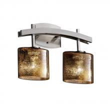 Justice Design Group FSN-8592-10-OPAL-NCKL - Archway 2-Light Bath Bar