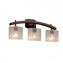 Justice Design Group FSN-8593-30-SEED-DBRZ - Archway 3-Light Bath Bar