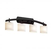 Justice Design Group FSN-8594-15-RBON-DBRZ - Archway 4-Light Bath Bar