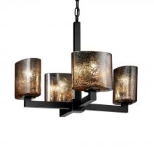 Justice Design Group FSN-8829-40-MROR-NCKL - Modular 4-Light Chandelier