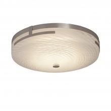 Justice Design Group FSN-8995-WEVE-CROM - Atlas 16" LED Round Flush-Mount