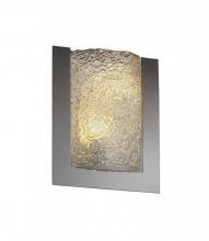 Justice Design Group GLA-5562-LACE-DBRZ-LED-2000 - Framed Rectangle 3-Sided Wall Sconce (ADA)