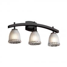 Justice Design Group GLA-8593-26-WTFR-NCKL - Archway 3-Light Bath Bar