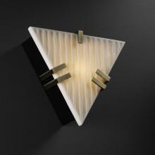 Justice Design Group PNA-5552-WFAL-DBRZ-LED-1000 - Clips Triangle Wall Sconce (ADA)