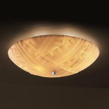 Justice Design Group PNA-9672-35-BANL-MBLK-LED-5000 - 24" Semi-Flush Bowl w/ Fluorescent Lamping