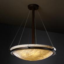 Justice Design Group PNA-9692-35-BMBO-DBRZ-LED-5000 - 24" Round Pendant Bowl w/ Ring