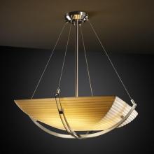 Justice Design Group PNA-9721-25-SAWT-NCKL-LED-3000 - 18" Pendant Bowl w/ Crossbar