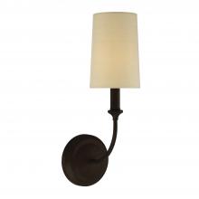 Crystorama 2241-DB - Libby Langdon Sylvan 1 Light Dark Bronze Sconce