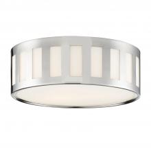 Crystorama KEN-2203-PN - Kendal 3 Light Polished Nickel Flush Mount