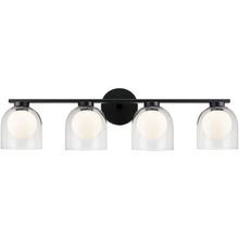 Matteo Lighting W60704BKCL - Derbishone Wall Sconce