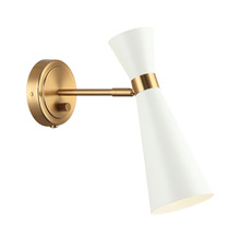 Matteo Lighting S09611AGWH - Blaze Wall Sconce