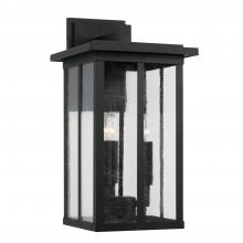 Capital Canada 943832BK - 3 Light Outdoor Wall Lantern