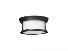 Z-Lite 2004F10-BRZ - 2 Light Flush Mount