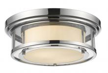 Z-Lite 2005F16-CH - 2 Light Flush Mount