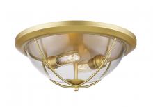 Z-Lite 3000F2-SG - 2 Light Flush Mount