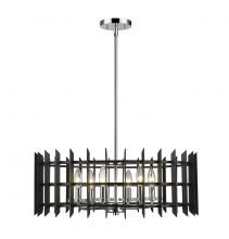 Z-Lite 338-24MB+CH - 6 Light Pendant