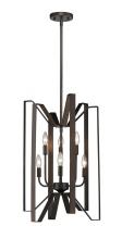 Z-Lite 4000-6BRZ - 6 Light Chandelier