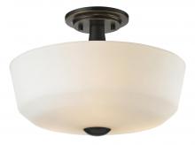 Z-Lite 411SF3 - 3 Light Semi Flush Mount