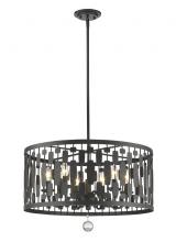 Z-Lite 430D24-BRZ - 6 Light Chandelier