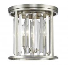 Z-Lite 439F12-BN - 3 Light Flush Mount