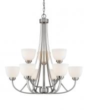 Z-Lite 443-9-BN - 9 Light Chandelier