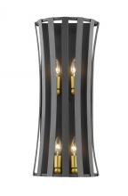 Z-Lite 446-4S-BZGD - 4 Light Wall Sconce