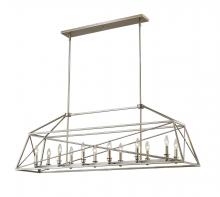 Z-Lite 447-56AS - 12 Light Linear Chandelier