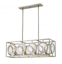 Z-Lite 448-34AS - 4 Light Linear Chandelier