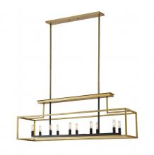 Z-Lite 456-10L-OBR-BRZ - 10 Light Linear Chandelier