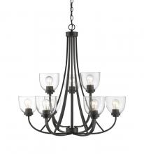 Z-Lite 460-9-BRZ - 9 Light Chandelier