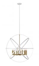 Z-Lite 463-36HWH-OBR - 10 Light Pendant