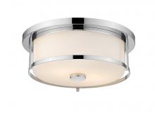 Z-Lite 465F16-CH - 3 Light Flush Mount