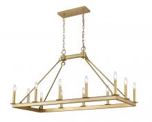 Z-Lite 482-12L-OBR - 12 Light Linear Chandelier